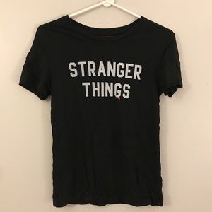 stranger things graphic tee